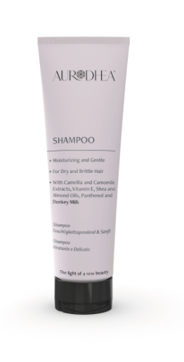 Shampoing au lait d'ânesse 250 ml | Avec vitamine E, extraits de camélia et de camomille, huiles de karité et d'amande et