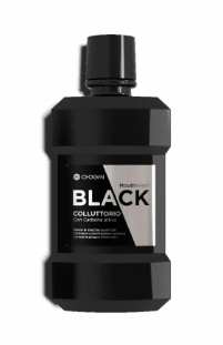 Bain de bouche Black au charbon actif 250 ml - Essencelibreparfums