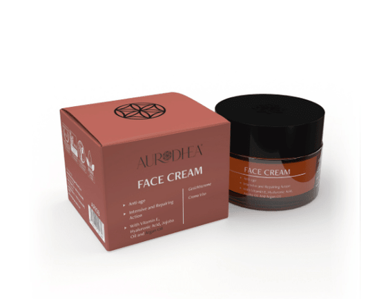CREME VISAGE à l’huile d’Argan 50 ml | Enrichie en acide hyaluronique, vitamine E et huile de Jojoba - Essencelibreparfums