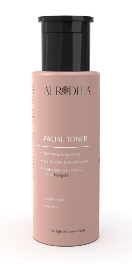 Lotion tonique visage pour les peaux délicates et sensibles - 150 ml 150 ml | Enrichie en Camomille, Mauve, Avoine et Calendula -  CR14B
